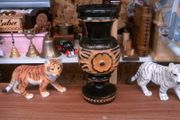 wooden vase ex film prop