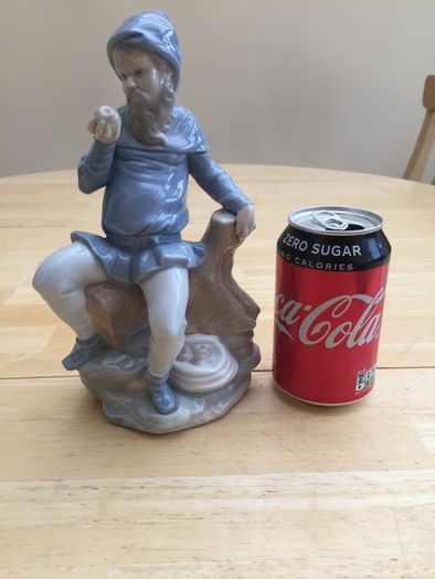 Vintage Large NAO By Lladro Seated Man Figurine