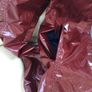 Zara mens wine pvc rain jacket medium m slim fit dior adidas Image 3