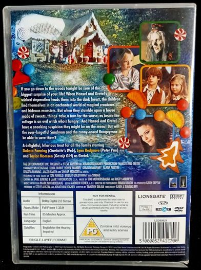 Hansel & Gretel (2002) DVD
