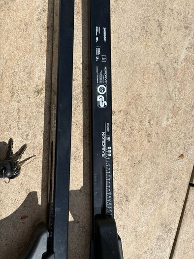 Nordrive Locking Roof Bars for VW Tiguan 2016 Onwards