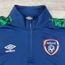 Umbro Ireland Half Zip Jumper Mens Medium Image 3