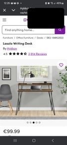 Retro home office desk