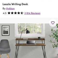 Retro home office desk