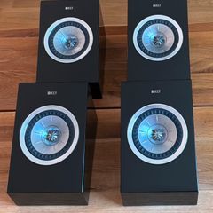 KEF R50 Dolby Atmos Modules Black Lacquer Mint, Boxed, (4 Available)