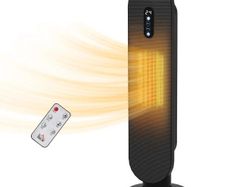 Heater, with Remote - Black