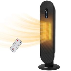 Heater, with Remote - Black