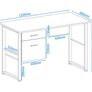 Alphason Cabrini Desk | Aw22226-wh Image 4