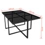 11 Piece Outdoor Dining Set with Cushions Poly Rattan Black Image 3