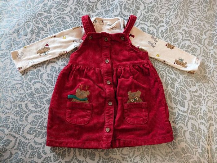 M&S Christmas set 9-12M