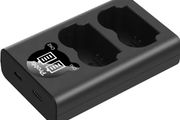 Np-w235 Dual Usb Led Charger For Fujifilm X-t5  X-t4  Gfx  X-h2