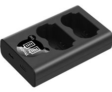 Np-w235 Dual Usb Led Charger For Fujifilm X-t5  X-t4  Gfx  X-h2