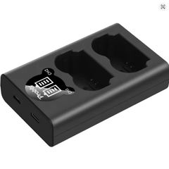 Np-w235 Dual Usb Led Charger For Fujifilm X-t5  X-t4  Gfx  X-h2