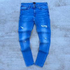 mens slim fit ripped denim jeans