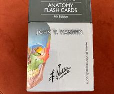 Full set of Netters Anatomy flash cards 4th edn