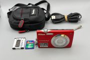 Nikon Coolpix S3000 12MP Digital Camera Red - Full Kit