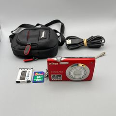Nikon Coolpix S3000 12MP Digital Camera Red - Full Kit