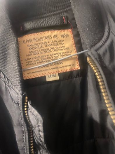 alpha industries nasa bomber jacket