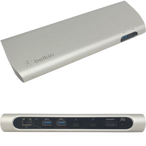 Belkin Thunderbolt 3 Express Dock HD F4U095 USB C Port with 170W Power Supply (Used)
