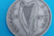 Ireland 1937 Harp Florin in   Fine condition
