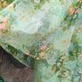 Vintage 70s John Bentley Irish Designer green chiffon Party dress size 6 or 8 Image 8