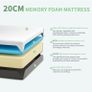 Memory Foam Mattress, 5FT King Mattress, Medium Firm Feel, Soft Skin-friendly Durable, Sleep Cooler and Back Pain Relief, in a Box(150x200x20cm) Image 5