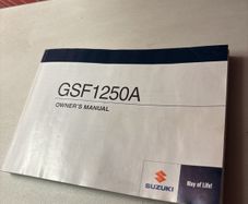 Suzuki bandit 1250A original manual