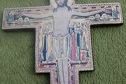 HANDMADE Wooden Francisian Crucifix, San Damiano, Wall Cross