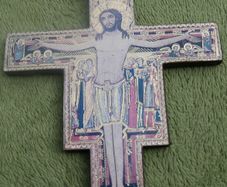 HANDMADE Wooden Francisian Crucifix, San Damiano, Wall Cross