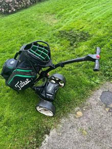 Golf bag and motocaddy