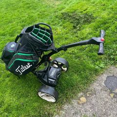 Golf bag and motocaddy