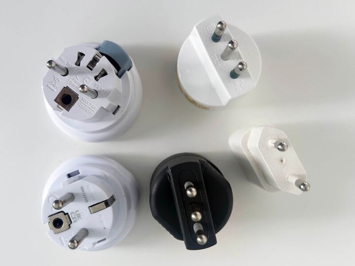 Various UK to Italy Travel adapter plugs