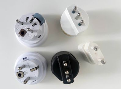 Various UK to Italy Travel adapter plugs