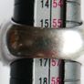 925 Silver Ring Pear Tourmaline Sapphire Natural Gemstone Jewelry Size P - 11,40g Image 7