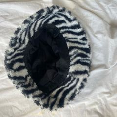 Fluffy bucket hat