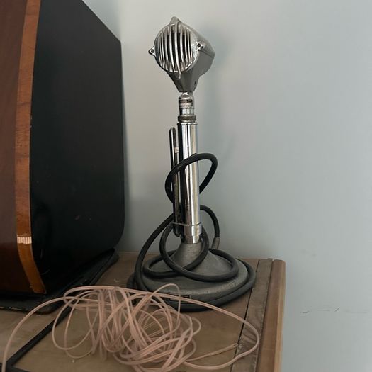 Vintage 1960's Astatic DNHZ dynamic microphone.