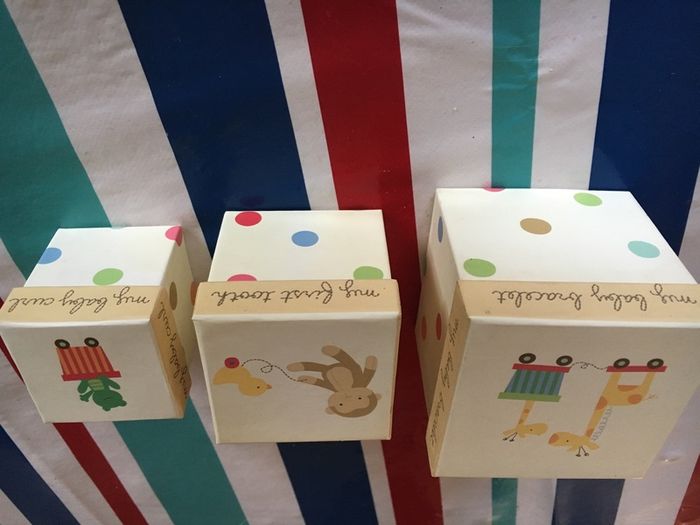 Baby keep sake boxes