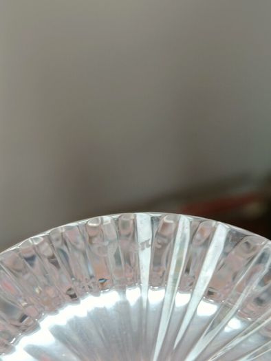 Tyrone Crystal Decanter with Faceted Spherical Stopper