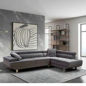 Corner Sofa, Adjustable Headrests- FREE DELIVERY