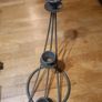 (Move out sell-see my other low priced ads) Solid Brass 3-Tier Candle Holder Image 2