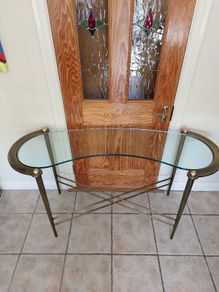 Glass Console Table