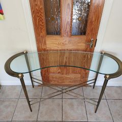 Glass Console Table