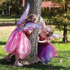 Butterfly Halloween Great Pretenders - Rainbow - Fuchsia w. Glitter