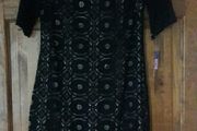 Ladies Black lace Dress Size 12 New