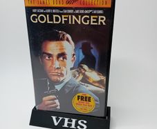 007 Gold Finger James Bond Vhs Tape - Rare Retro Movie