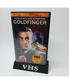 007 Gold Finger James Bond Vhs Tape - Rare Retro Movie