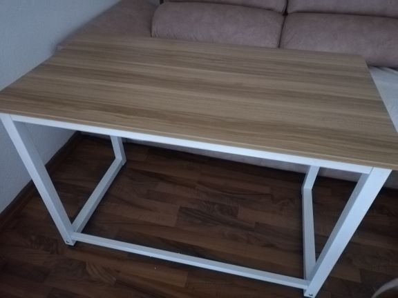 Modern Office Desk Computer Table Laptop Study Table Metal Steel Frame Easy Assemable Home Office Workstation