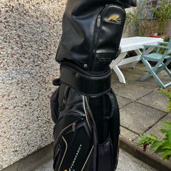 Powakaddy Golf Bag & Assortment of golf clubs
