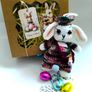 Handmade Easter Bunny in Gift Box,Cute Personalised Bunny, Perfect Gift Image 5