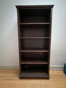 Tall Elegant Standing Wooden Bookshelf